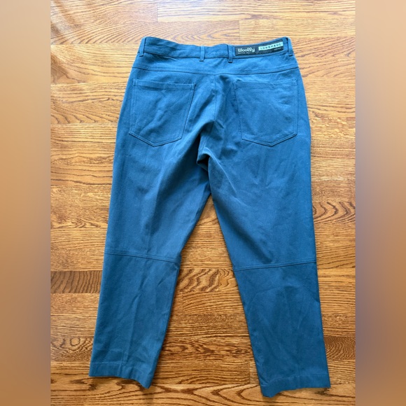 WOOLLY LONGHAUL Seattle Merino Wool Blend Pants Lightweight Warm Stretch 32 - Picture 2 of 6